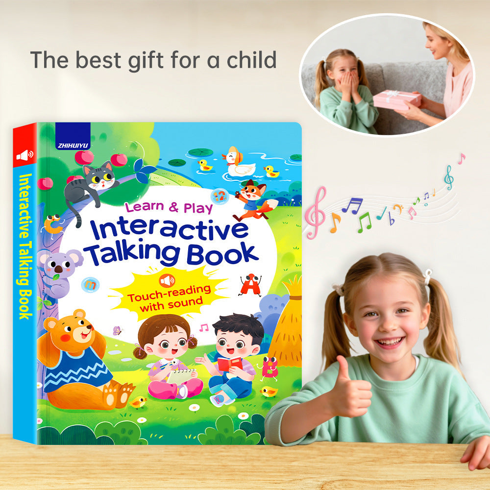 Amazon Kidsren's English Finger Reading Tk Cross-Border Popular Learning Educational E-Book Toy for 0-6 Years Old