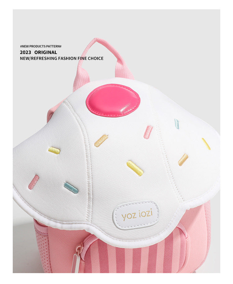Children Cute Backpack Boys Girls Mushroom Style Schoolbag Kindergarten Preschool Baby Bag Kids Casual Soft Shoulders Pack