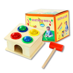 Wooden playing table children's educational early education parent-child tapping toy teaching aids knocking table training hand-eye coordination
