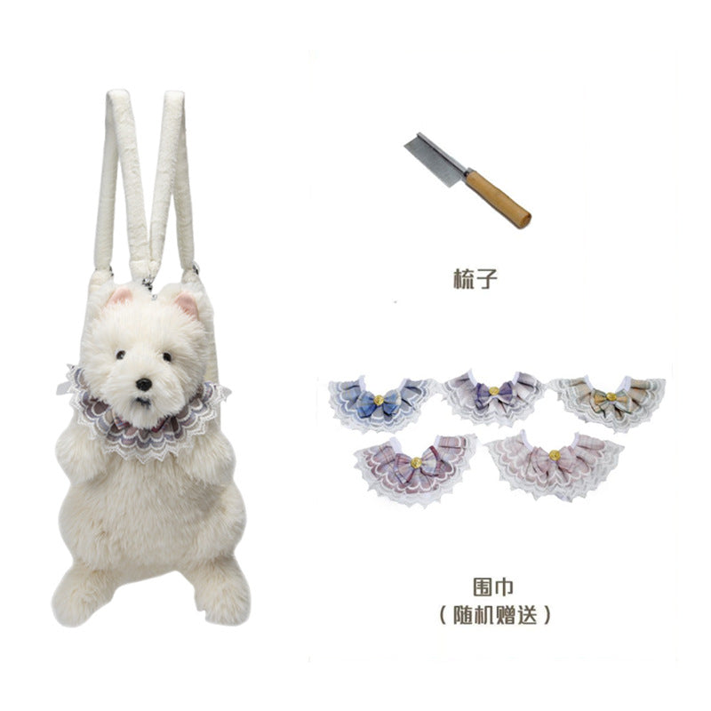 Cat Ragdoll Backpack Douyin Same Style Simulation Doll School Bag Cute Birthday Gift Doll Cat Backpack