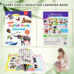 New cross-border early education children's English speaking finger-pointing book OZON Amazon learning English reading toy