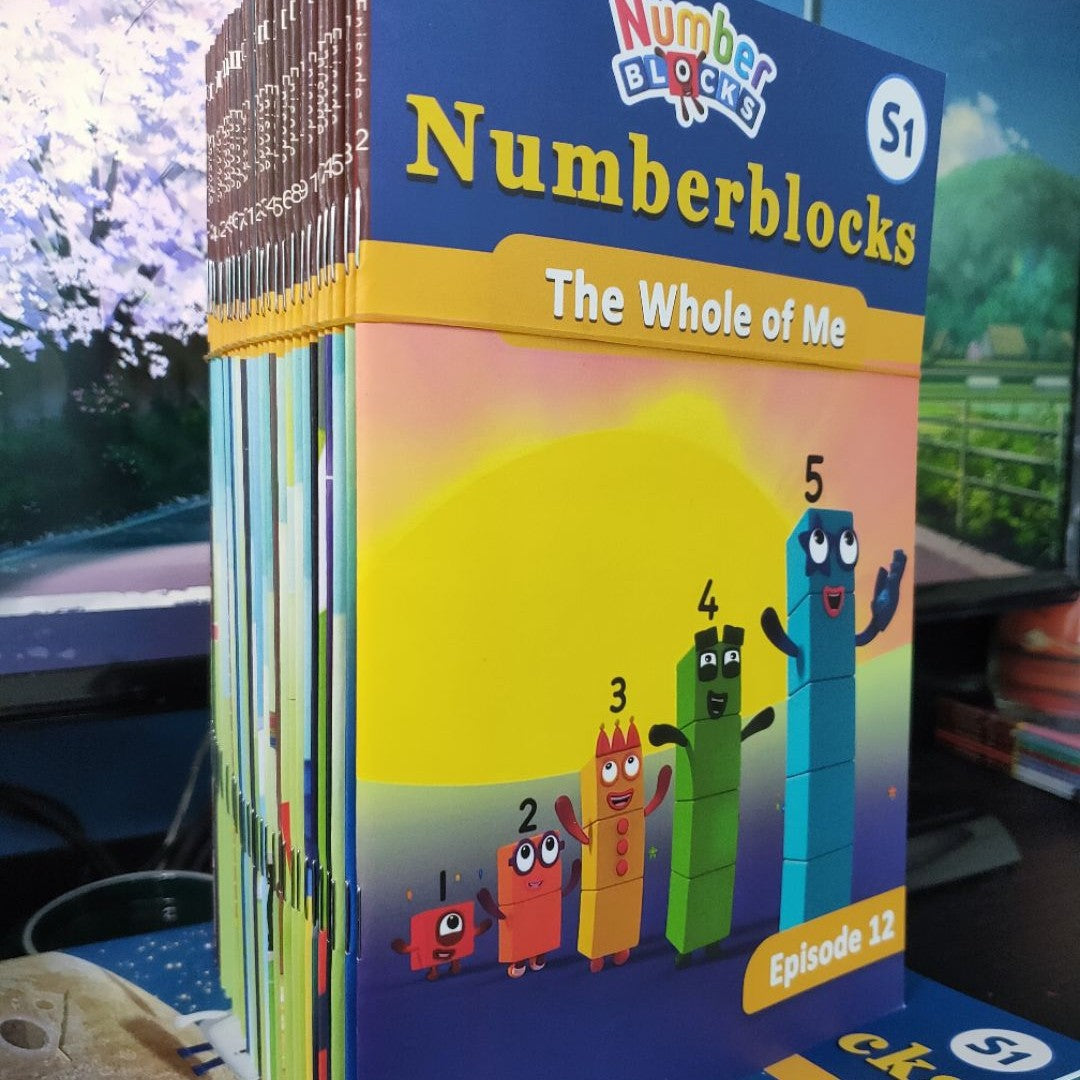 Numberblocks Digital Building Blocks English Dialogue Book 60 Volumes Alphablocks Alphabet Blocks 26 Volumes