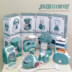 Cross-border Children's Play Home Small Appliances Kitchen Toys Mini Simulation Electric Washing Machine Coffee Juicer Toys