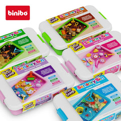 Playsand Kidsren's Toy Sand Sensory Box Set Marine Animal Ice Cream Cake Dinosaur Engineering Scene