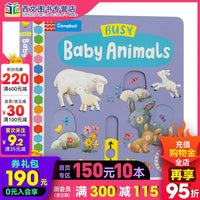 original English version of the Busy Baby Animals series: a board book