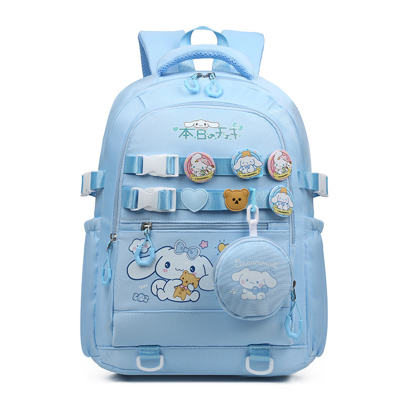 Elementary School Student Schoolbag Second and Third Grade Cartoon Kuromi Children's Backpack Large Capacity Lightweight Girl Travel Backpack