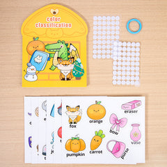 Wholesale Enlightenment early education dinosaur animal quiet busybook children's busy book educational toys repeatedly paste book