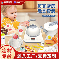 Customized Children's Play Kitchen Set, Children's Simulated Kitchen Utensils, Educational Mini Toy Set, Gift for Girls