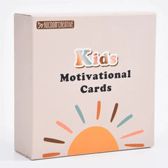 English Kids Motivational Cards (60 sheets, high-quality white cardstock)