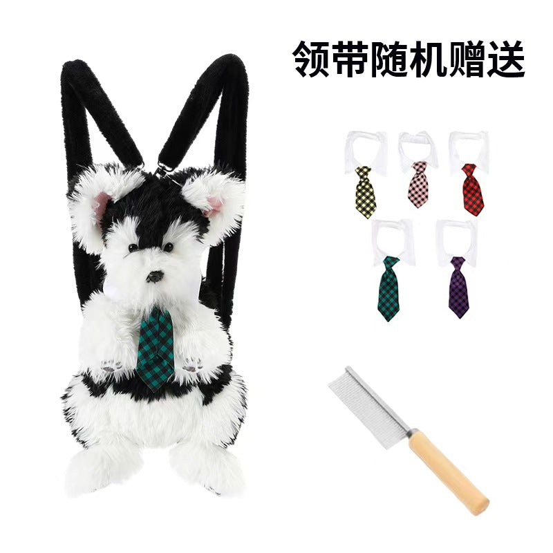 Cat Ragdoll Backpack Douyin Same Style Simulation Doll School Bag Cute Birthday Gift Doll Cat Backpack