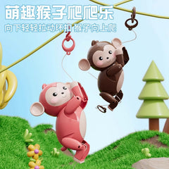 Cross-Border Climbing Rope Little Monkey Toy Kidsren's Baby Creative Pull Rope Fun Climbing Rope New Strange Doll Douyin