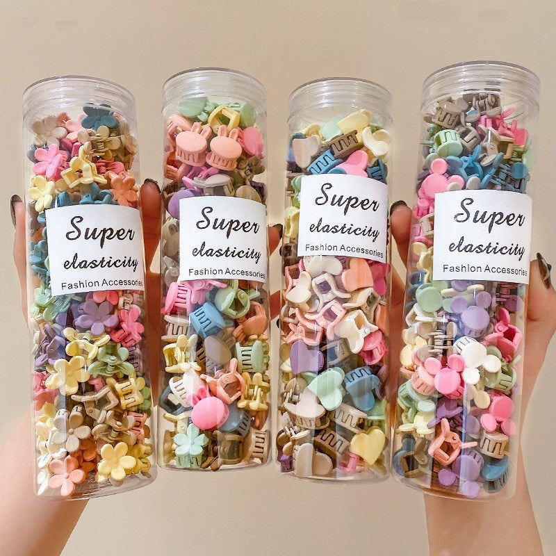 Colorful Candy Small Grabber Mini Small Canned Broken Hairpin Summer Forehead Bangs Side Clip Broken Hair Head Accessories