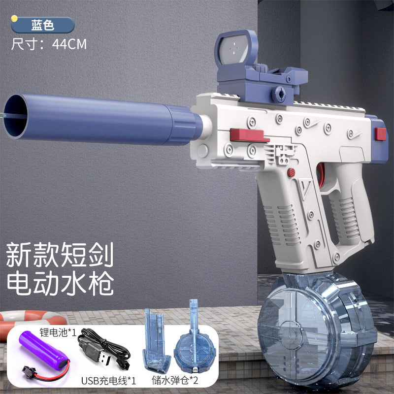 Cross-border electric M416 water gun continuous charging water spray water large capacity men and girls hand-held outdoor summer toys