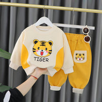 Boys' suit spring clothes children's 2023 new children's clothes 2 Spring and Autumn 3-year-old boys' clothes one-piece delivery