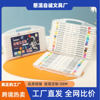 Acrylic marker children's painting graffiti thin rod 80 color brush opaque paper stackable color marker manufacturers wholesale