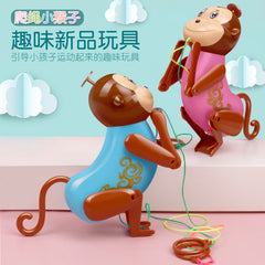 Cross-border explosions climb rope monkey climb tree fun creative pull line will climb monkey net red children's toy stall manufacturers