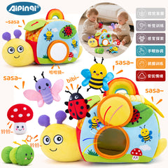 Aipinqi Baby Educational Set Toy Snail Storage Interactive Grasping Sensory Toy Infant Teaching Aids