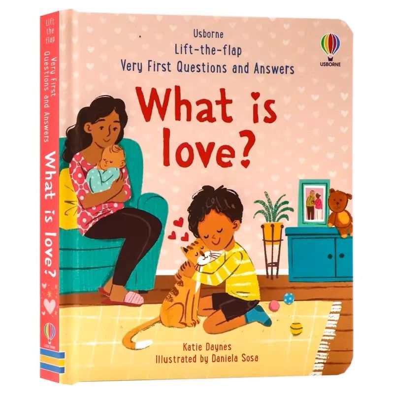Usborne English Children's Questions and Answers Lift the flap Children's Popular Science Enlightenment Cognition Flip Books