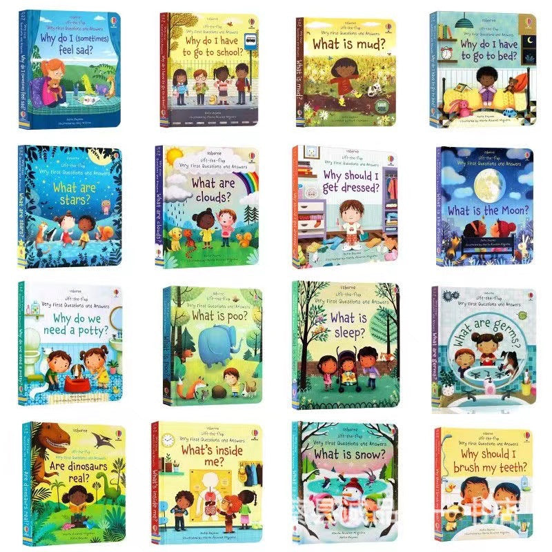 Usborne English Children's Questions and Answers Lift the flap Children's Popular Science Enlightenment Cognition Flip Books (Copy) (Copy) (Copy) (Copy) (Copy)