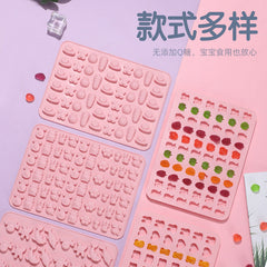Creative DIY Animal Fruit Silicone Mold Qq Sugar Homemade Jelly Food Grade High Temperature Resistant Gummy Mold