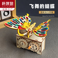Stem Science Experiments Butterfly DIY Technology Small Inventions Small Crafts Handmade DIY Material Kits Maker Toys