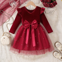 Girls' Dress Autumn Winter 2026 New Autumn Fashion Children's Sequin Dress Princess Dress Children's Day Cross-Border
