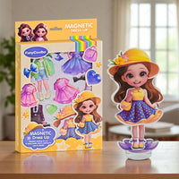 <Ready Stock Wholesale>Diy Magnetic Sticker Dress-Up Toys Kindergarten Girls Magnetic Dress-Up Educational Toy Gifts