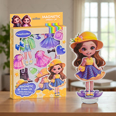 <Ready Stock Wholesale>Diy Magnetic Sticker Dress-Up Toys Kindergarten Girls Magnetic Dress-Up Educational Toy Gifts
