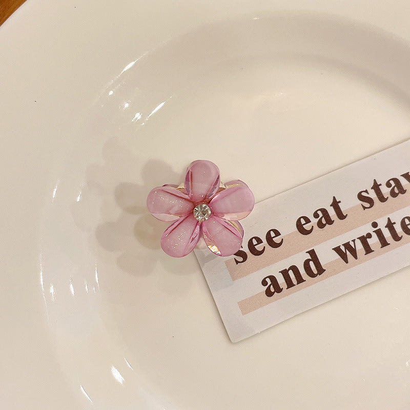 Pearl Small Hairpin Grabber Kidsren's Small Clip Headdress Bangs Artifact Top Clip Broken Hair Hairpin Female Forehead Side
