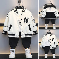 Boys' Wy Baseball Jacket 2026 Spring and Autumn New Children's Trendy Brand Foreign Trade Jacket for Young Children Wholesale