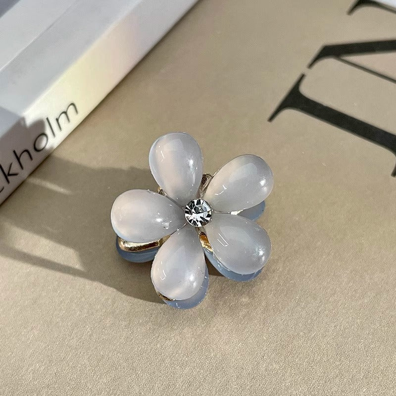 Pearl Small Hairpin Grabber Kidsren's Small Clip Headdress Bangs Artifact Top Clip Broken Hair Hairpin Female Forehead Side