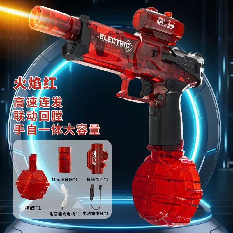 Cross-border electric M416 water gun continuous charging water spray water large capacity men and girls hand-held outdoor summer toys