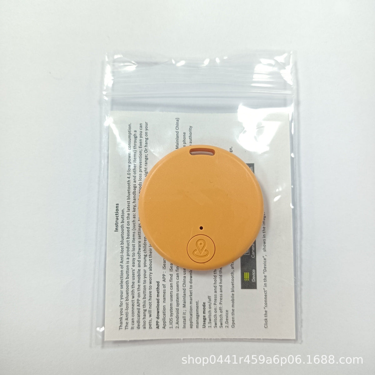 Foreign trade explosions Bluetooth round intelligent anti-lost device tracking locator two-way children's mobile phone keychain
