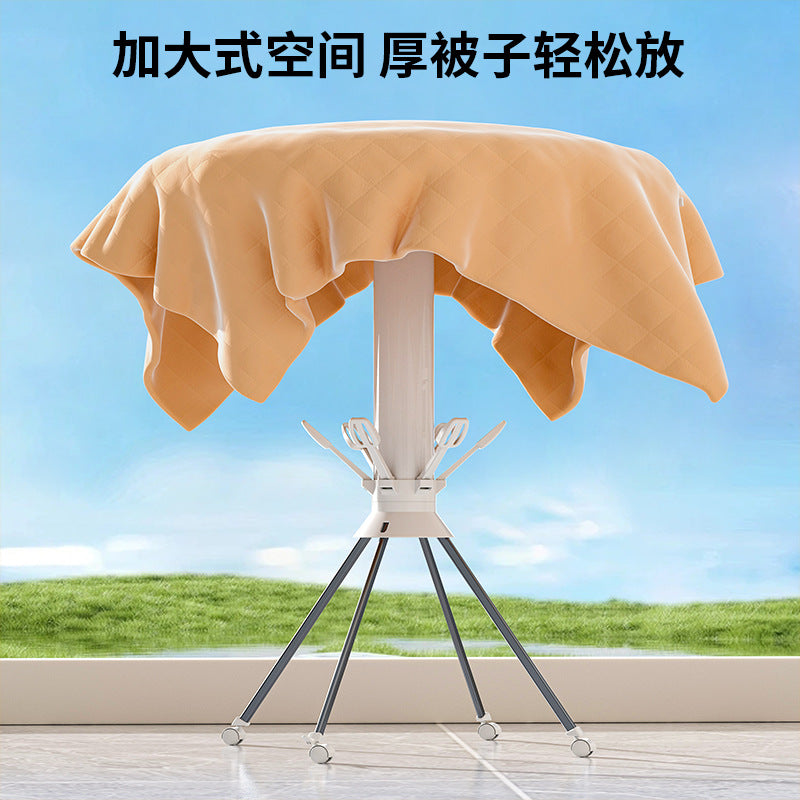 360° Rotating Octopus Clothes Drying Rack, Standing Floor Folding Drying Pole, Balcony & Bedroom Home Drying Stand