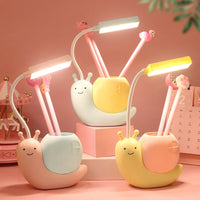 Spot Cartoon Rechargeable Desk Lamp Learning Led Eye Protection Desk Lamp Creative Dormitory Student Desk Lamp Small Gift Wholesale