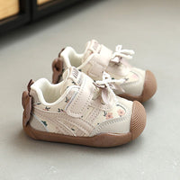Spring & Autumn Baby Girls’ Walking Shoes (0–1 to 1–3 Years) – Infant Bow Shoes, Princess Shoes for Girls, Kids’ Fall Shoes