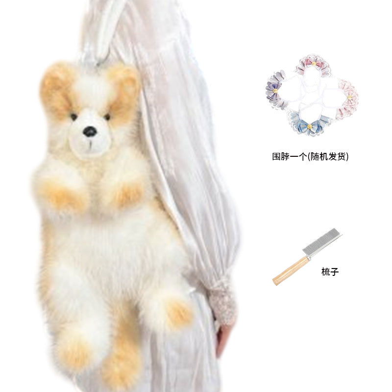 Cat Ragdoll Backpack Douyin Same Style Simulation Doll School Bag Cute Birthday Gift Doll Cat Backpack