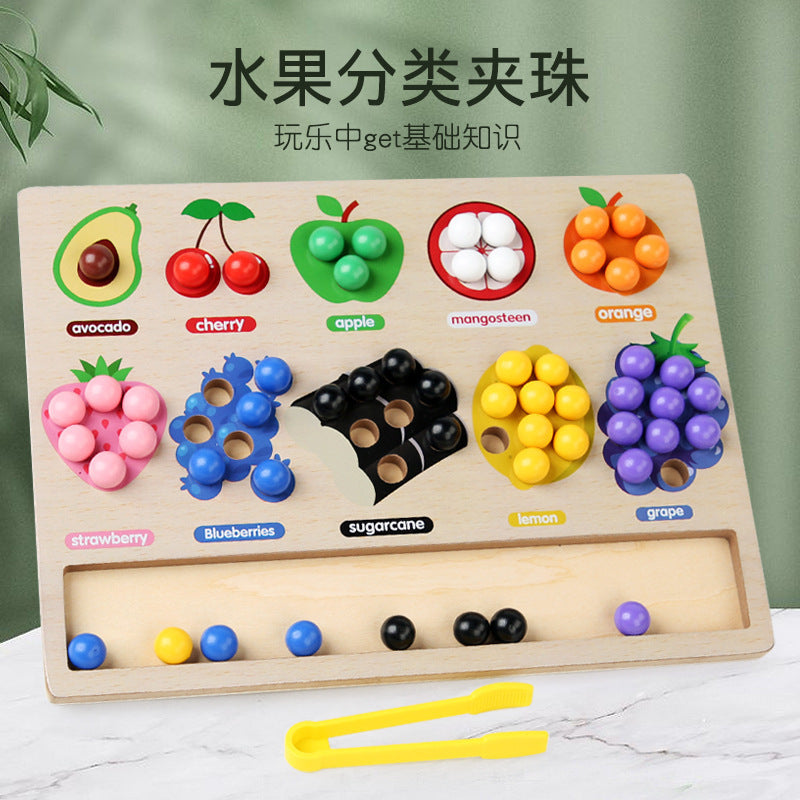 Fruit Sorting Board | Baby's World Bangladesh - Montessori Educational Toy