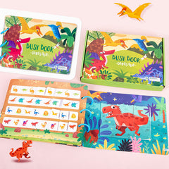 Enlightenment Early Education Quiet Paste Book Kindergarten Toy Baby Velcro Hand Tear Children Handmade Boys and Girls