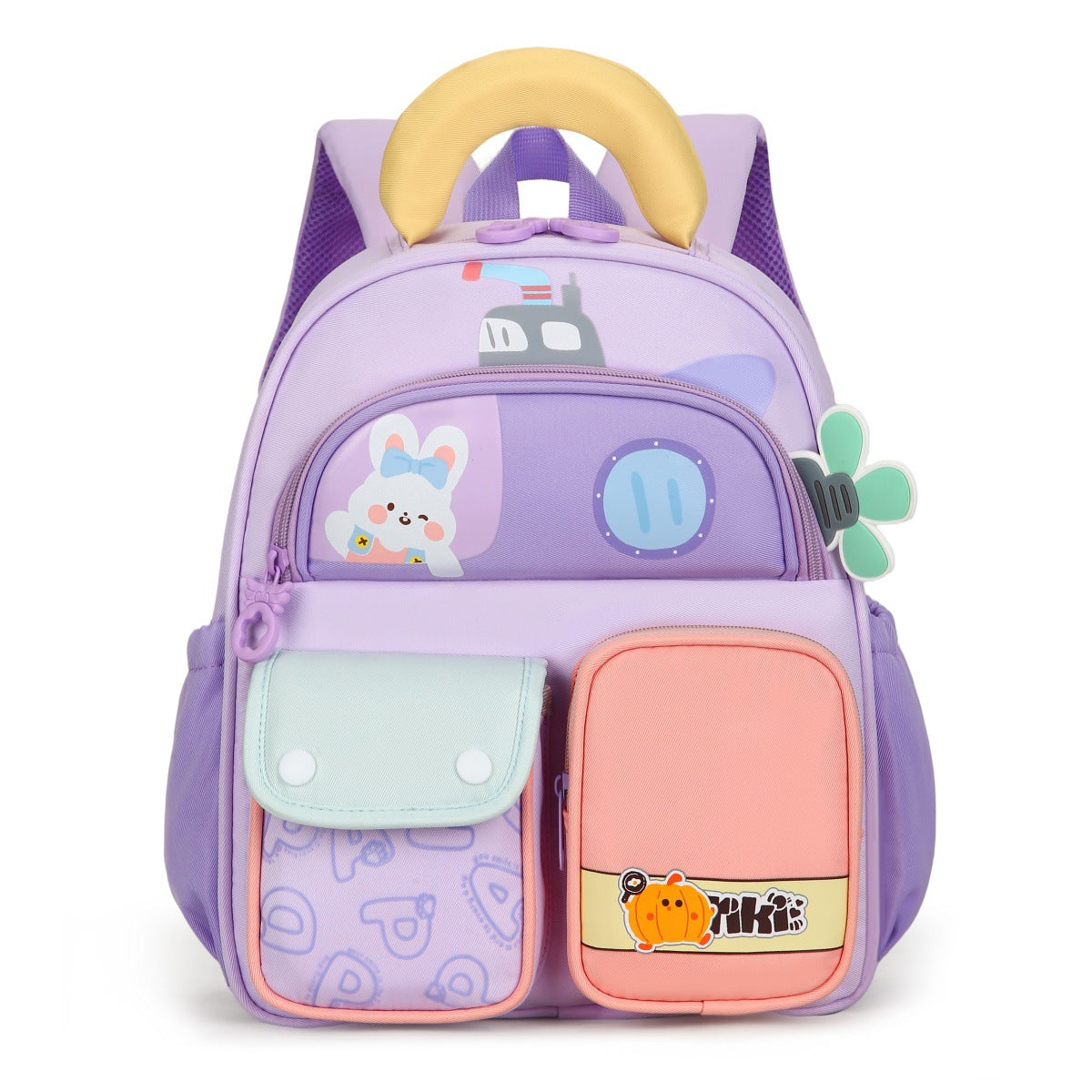 Children's Backpacks Cross-Border Wholesale New Cartoon Animal Print Backpacks for Small and Medium Classes 3-6 Years Old Kindergarten School Bags