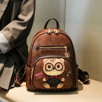 2026 New Women’s Backpack, Versatile Color-Block Cartoon Casual Travel Bag, Minimalist School Bag, Large Capacity, Commuter Daypack
