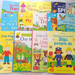 Sticker book Children's English Sticker Book Scene Interactive Game Stickers Baby Stickers Enlightenment Cognition