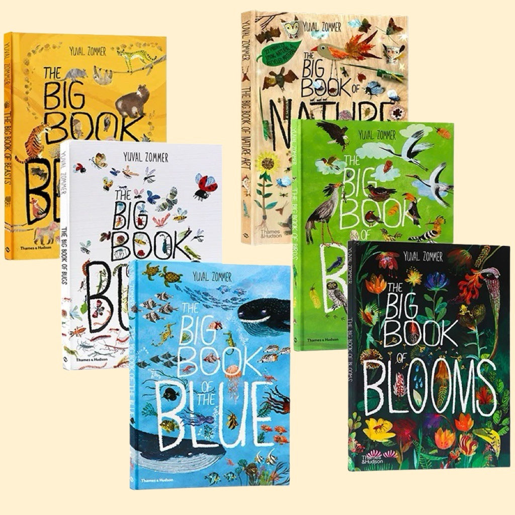 Original English Edition: The Big Book of Natural Science and Art—Set of 6 Deluxe Hardcovers (Children’s Science Books)