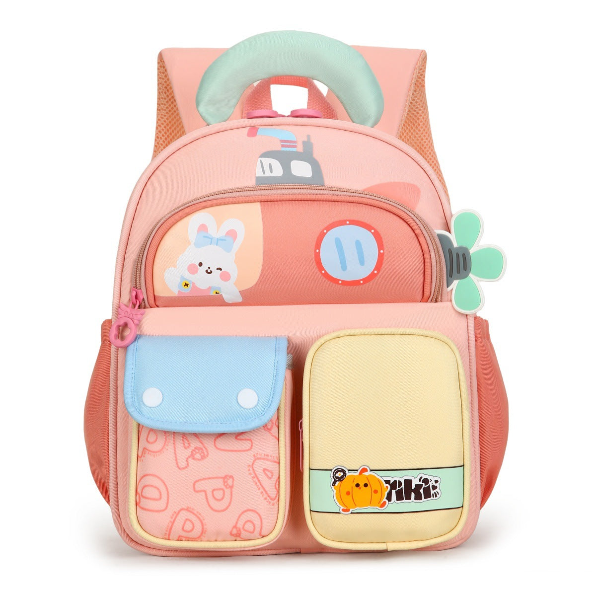 Children's Backpacks Cross-Border Wholesale New Cartoon Animal Print Backpacks for Small and Medium Classes 3-6 Years Old Kindergarten School Bags