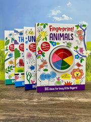Cute Fun Kids™ Free Shipping Non-Toxic Color Ink Pad Finger Painting Stamp Art Scribble Activity Book (Washable)