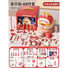 Little Doctor Toy Set for Girls, Medical Kit, Nurse, Children's Injection Simulation, Pretend Play, Boy's Stethoscope, Baby