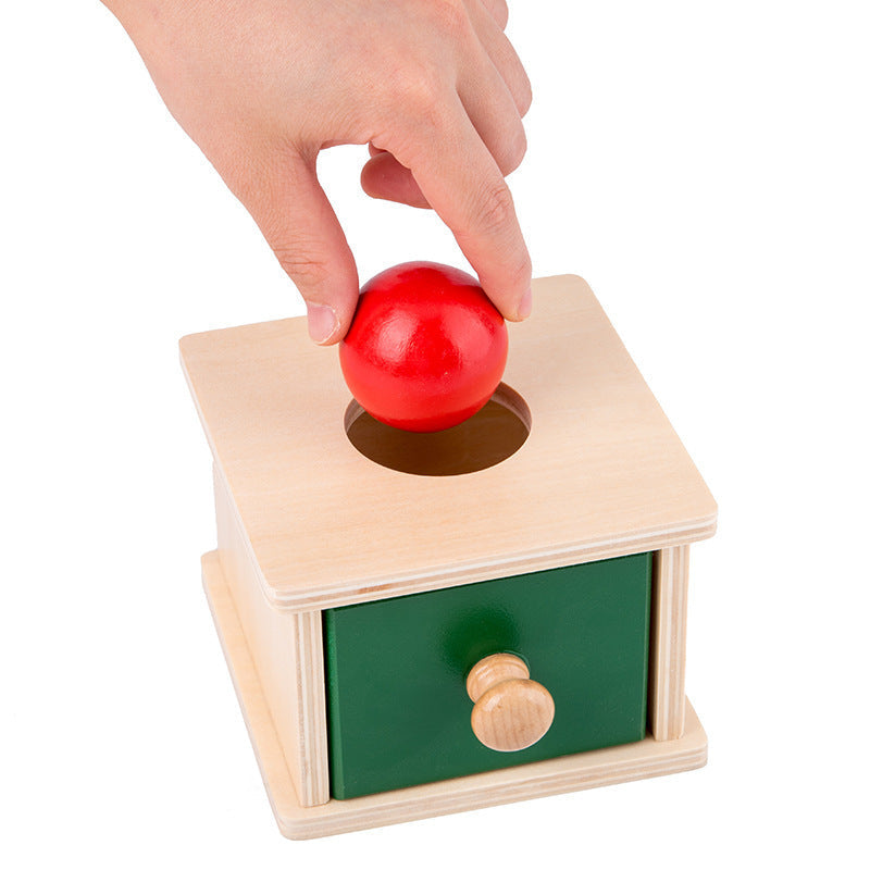Montessori Early Education Teaching Aids, Kidsren's Educational Toys, Kindergarten Shape and Color Classification Matching Coin Box Gifts