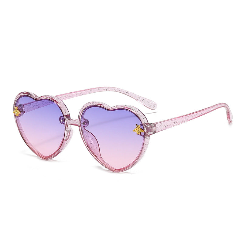 Children's Sun Protection Glasses, Cute Sunglasses for Boys and Girls, Stylish Toddler Sunglasses, Baby Anti-Uv Protective Glasses