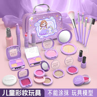 Trendy Children's Pretend Play Makeup Set Princess Bag Toy Gift for Girls