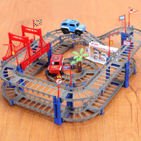 DIY Versatile Track Car Assembly Electric Kids Educational Toy Car City Train (Direct Shipping Available, Free Shipping)